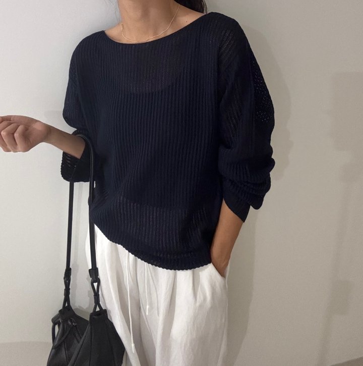 Ripple - Korean Women Fashion - #womensfashion - Central Knit Pullover - 8