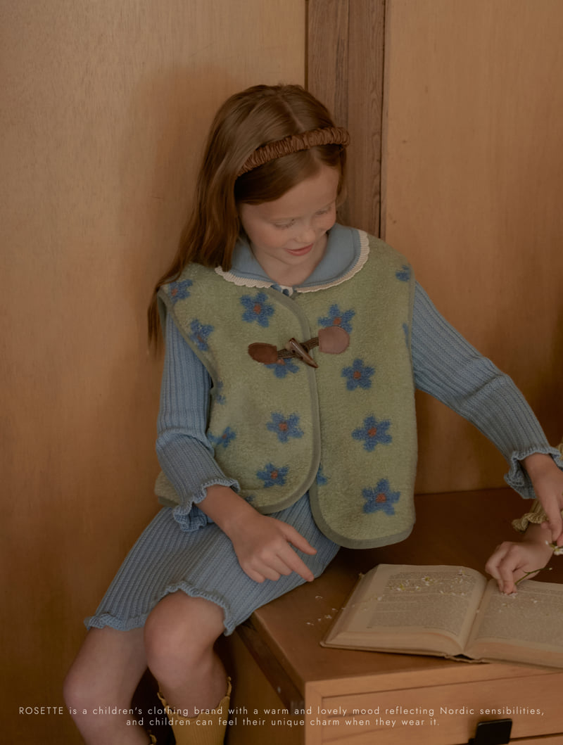Rosette - Korean Children Fashion - #Kfashion4kids - Nunu Dumble Vest - 6