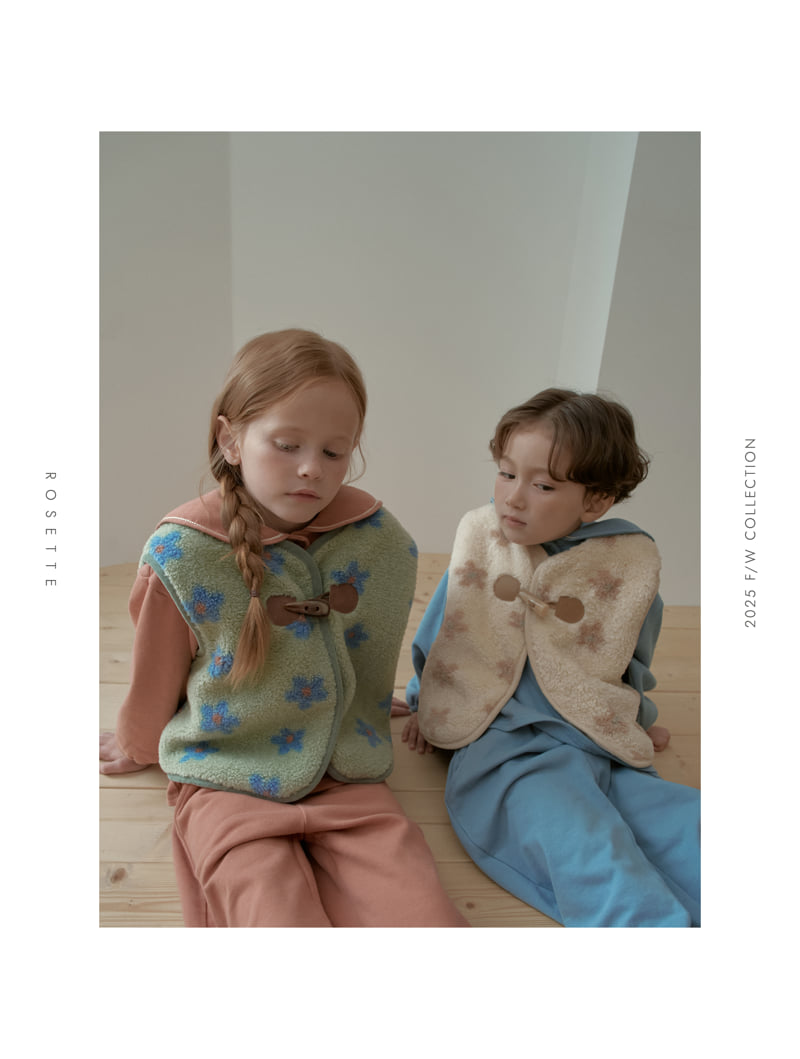 Rosette - Korean Children Fashion - #childofig - Nunu Dumble Vest - 11