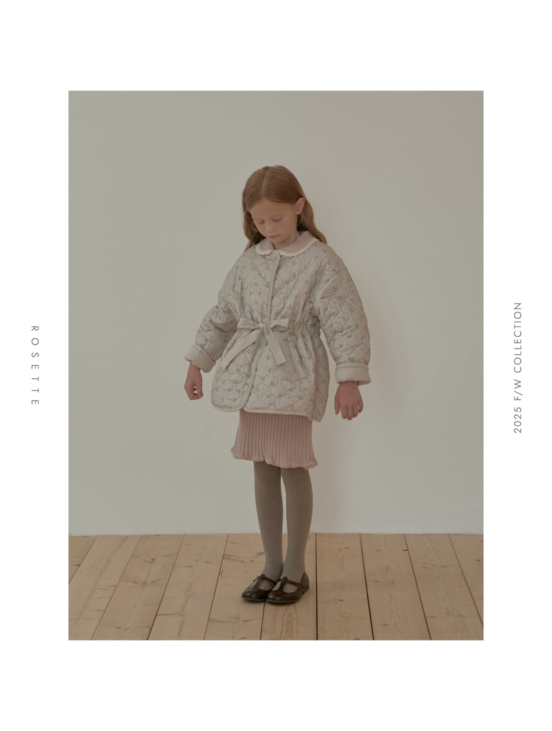 Rosette - Korean Children Fashion - #childofig - Maple Quilted Jacket - 9