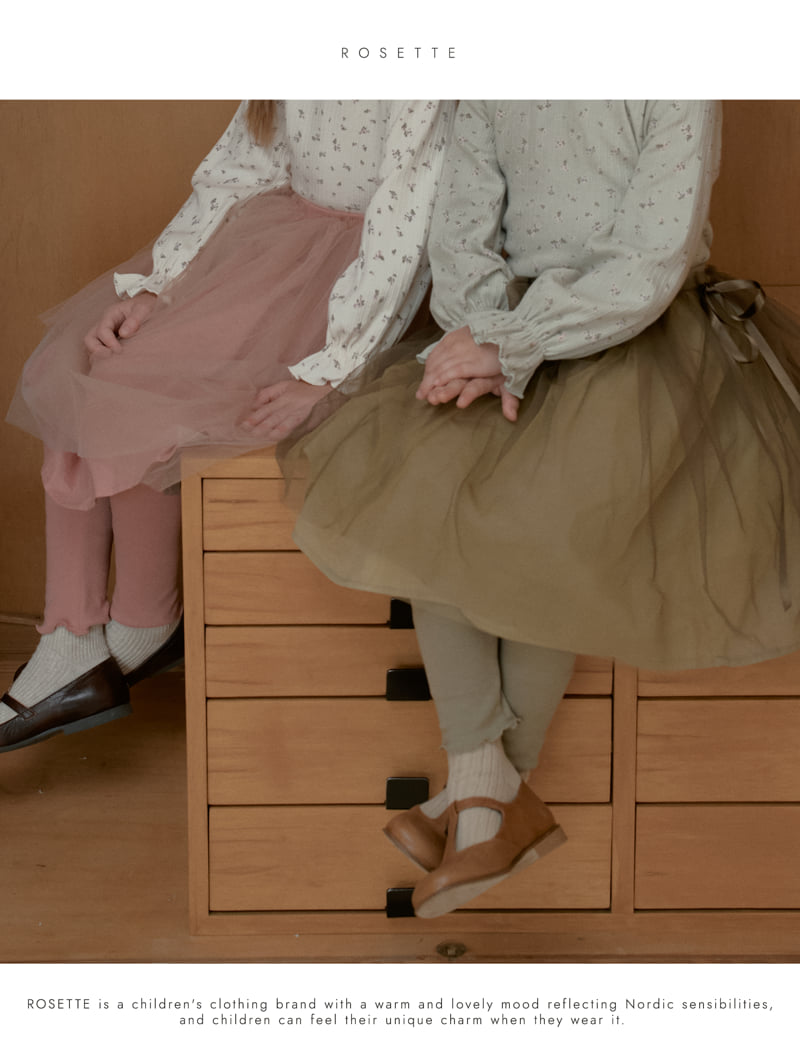 Rosette - Korean Children Fashion - #childrensboutique - Forming Sha Skirt Leggings - 12