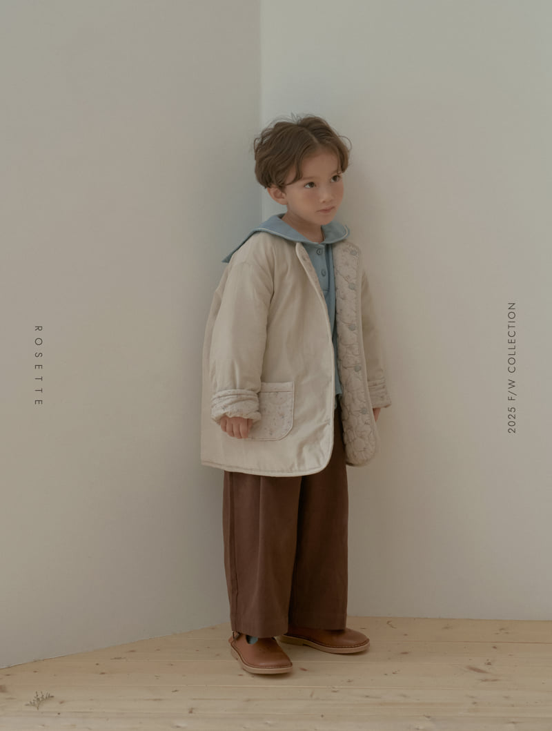 Rosette - Korean Children Fashion - #childrensboutique - Maple Quilted Jacket - 10