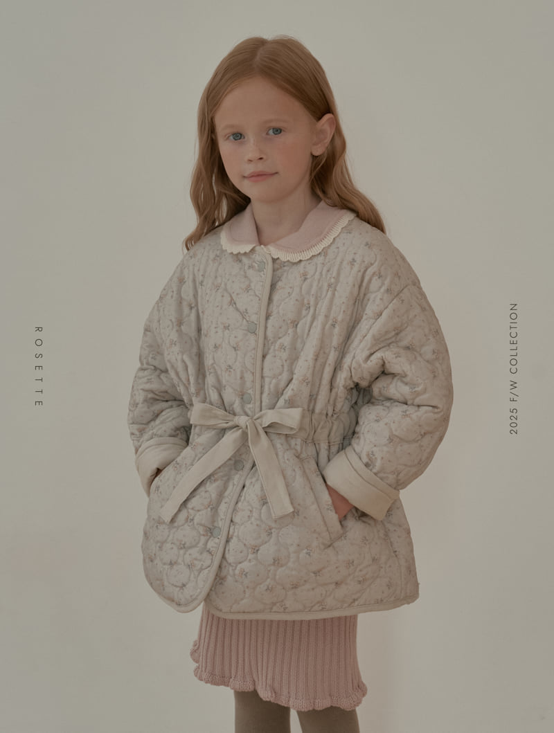 Rosette - Korean Children Fashion - #minifashionista - Maple Quilted Jacket - 6