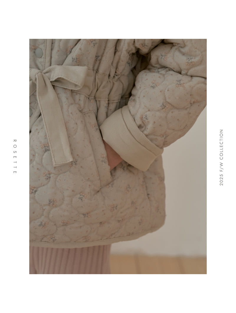 Rosette - Korean Children Fashion - #prettylittlegirls - Maple Quilted Jacket - 7