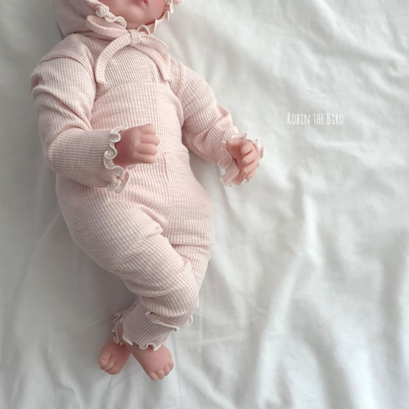 Saerobin - Korean Baby Fashion - #babyclothing - Modal Frill Bodysuit Set - 10