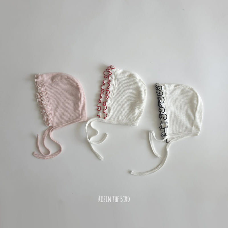 Saerobin - Korean Baby Fashion - #babyclothing - Modal Frill Bonnet - 8