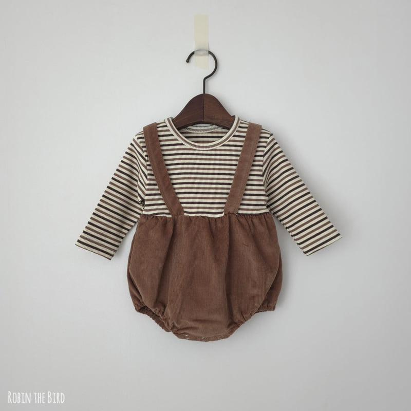 Saerobin - Korean Baby Fashion - #babyclothing - Corduroy Overalls Suit - 2