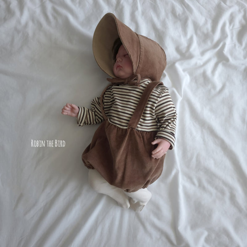 Saerobin - Korean Baby Fashion - #babyfashion - Corduroy Overalls Suit - 3