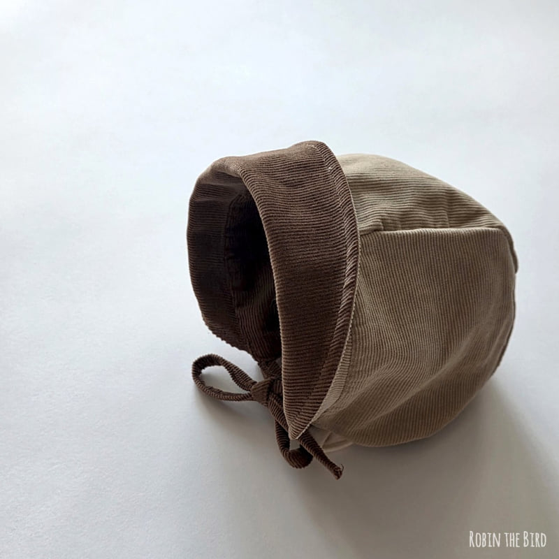 Saerobin - Korean Baby Fashion - #babyfever - Corduroy Reversible Bonnet - 4