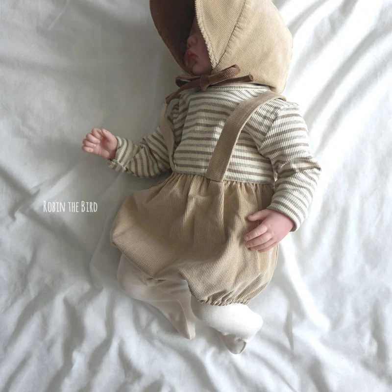 Saerobin - Korean Baby Fashion - #babylifestyle - Corduroy Overalls Suit - 6