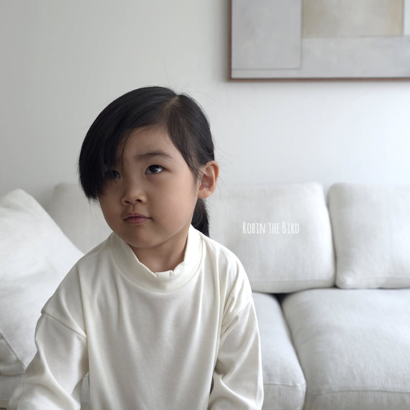 Saerobin - Korean Baby Fashion - #babygirlfashion - Soft Inner Half Turtleneck Tee - 4