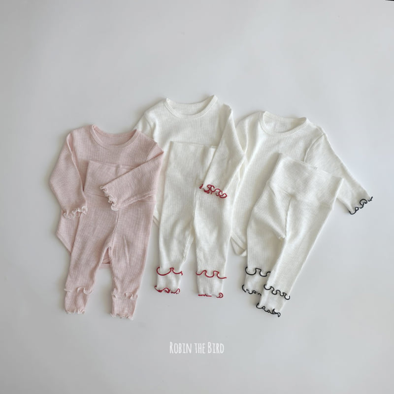 Saerobin - Korean Baby Fashion - #babyootd - Modal Frill Bodysuit Set