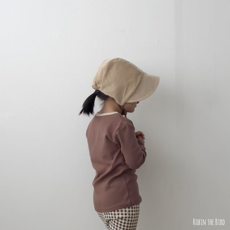 Saerobin - Korean Baby Fashion - #babyootd - Corduroy Reversible Bonnet - 7