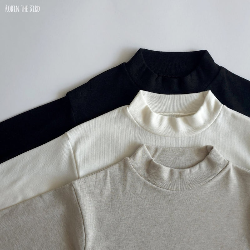 Saerobin - Korean Baby Fashion - #onlinebabyshop - Soft Inner Half Turtleneck Tee - 11