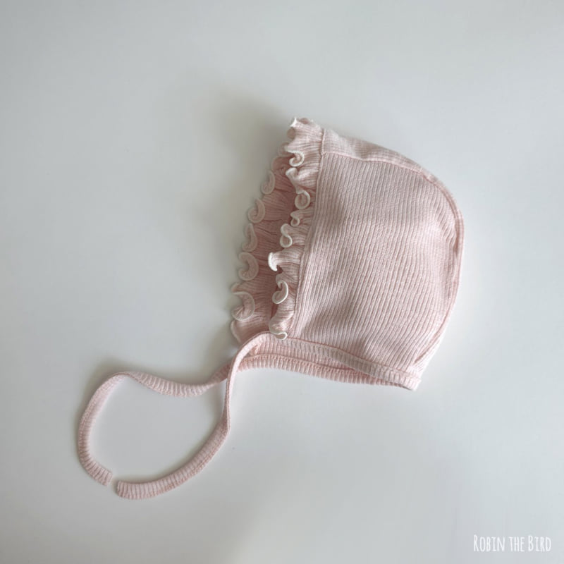 Saerobin - Korean Baby Fashion - #smilingbaby - Modal Frill Bonnet - 5