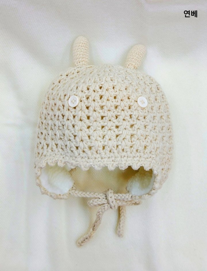 Shinseage Kids - Korean Baby Fashion - #babyclothing - Button Bonnet - 2