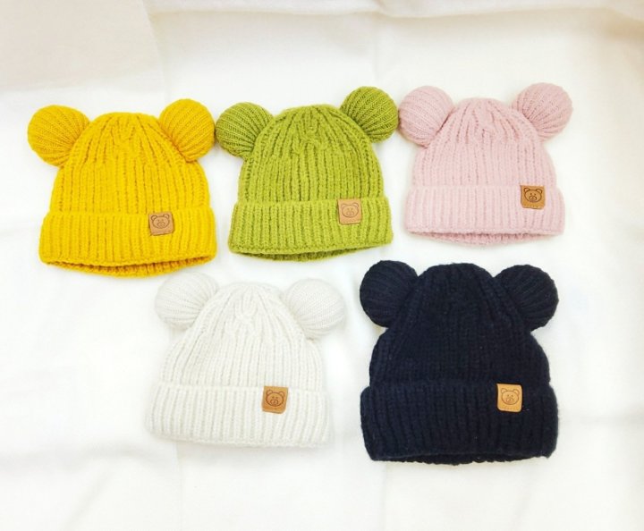 Shinseage Kids - Korean Baby Fashion - #babyclothing - Baby Pom-Pom Beanie