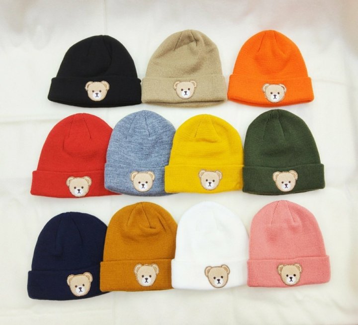 Shinseage Kids - Korean Baby Fashion - #babygirlfashion - Teddy Bear Beanie