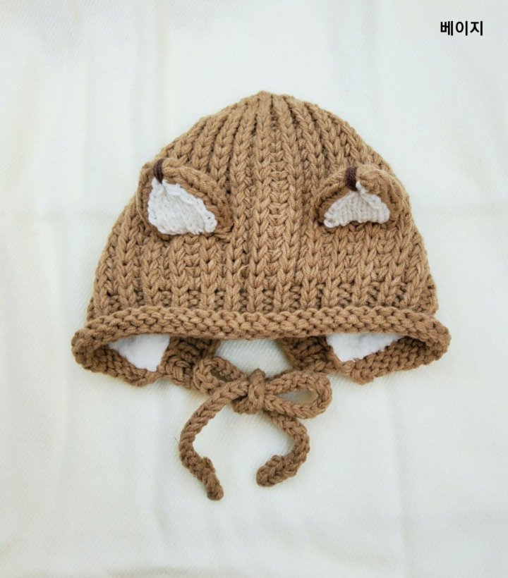 Shinseage Kids - Korean Baby Fashion - #babygirlfashion - Fox Knit Bonnet - 3