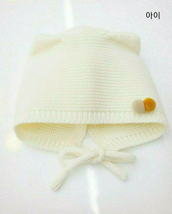 Shinseage Kids - Korean Baby Fashion - #babyootd - Pom-Pom Earflap Bonnet - 2