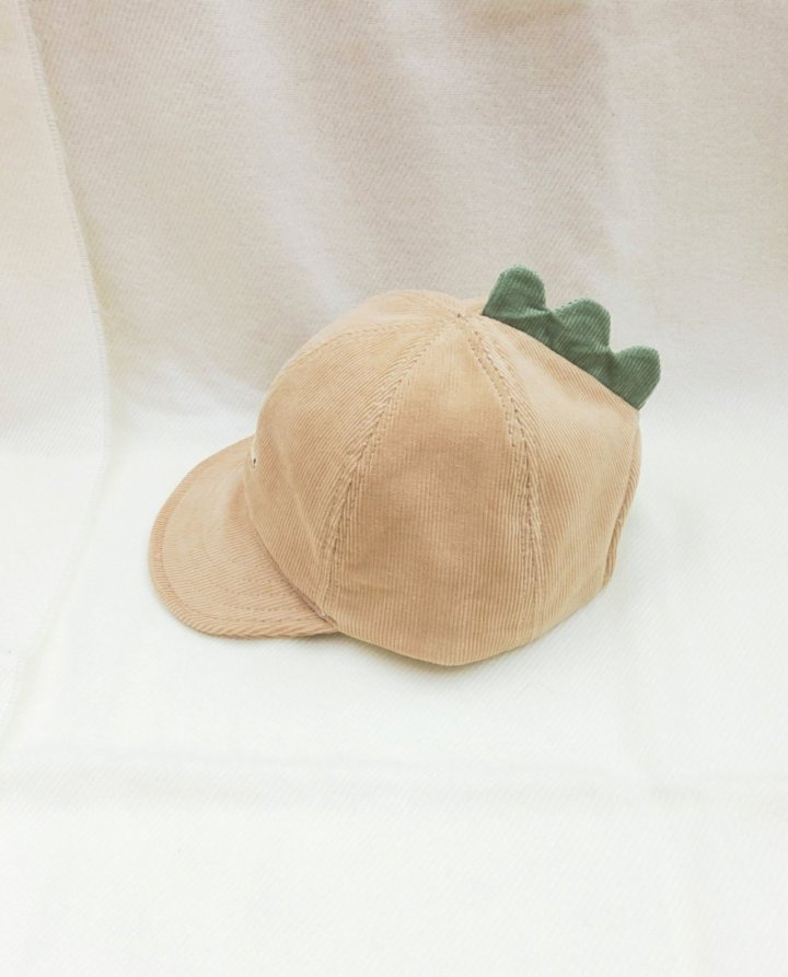 Shinseage Kids - Korean Baby Fashion - #babyoutfit - Corduroy Dino Earflap Hat - 5