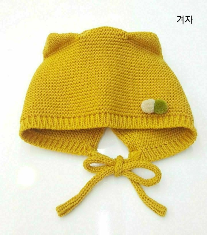 Shinseage Kids - Korean Baby Fashion - #onlinebabyboutique - Pom-Pom Earflap Bonnet - 6