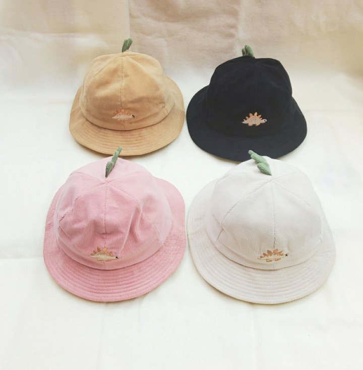 Shinseage Kids - Korean Children Fashion - #childofig - Corduroy Dino Bucket Hat