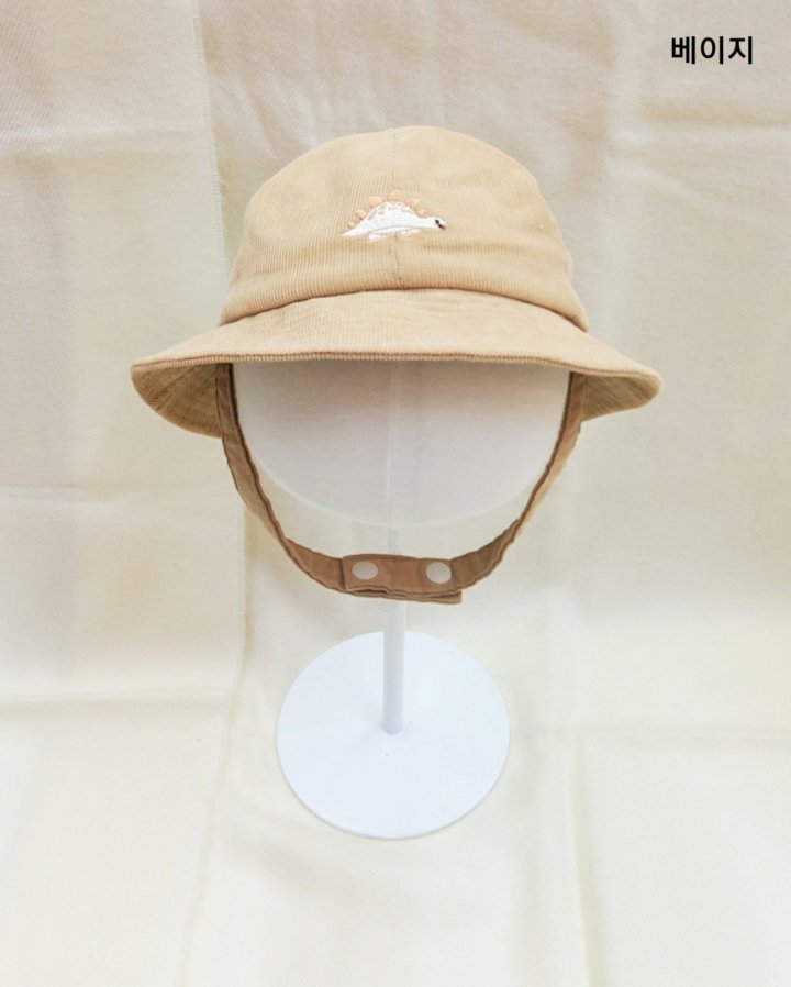 Shinseage Kids - Korean Children Fashion - #childrensboutique - Corduroy Dino Bucket Hat - 2