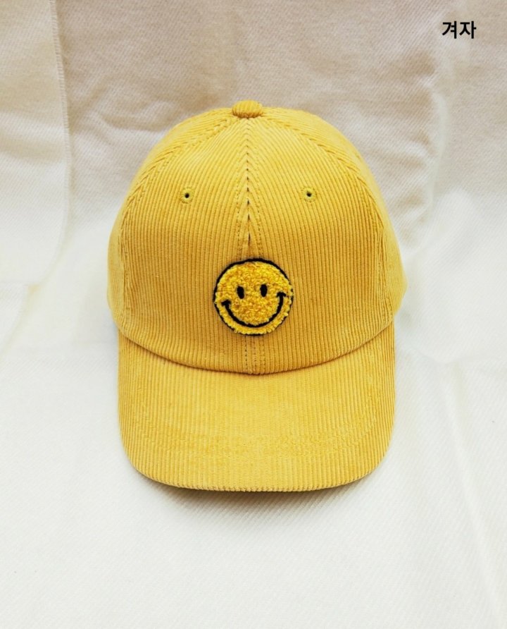 Shinseage Kids - Korean Children Fashion - #designkidswear - Corduroy Smile Ball Cap - 6
