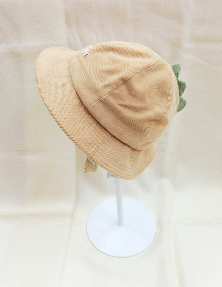 Shinseage Kids - Korean Children Fashion - #designkidswear - Corduroy Dino Bucket Hat - 3