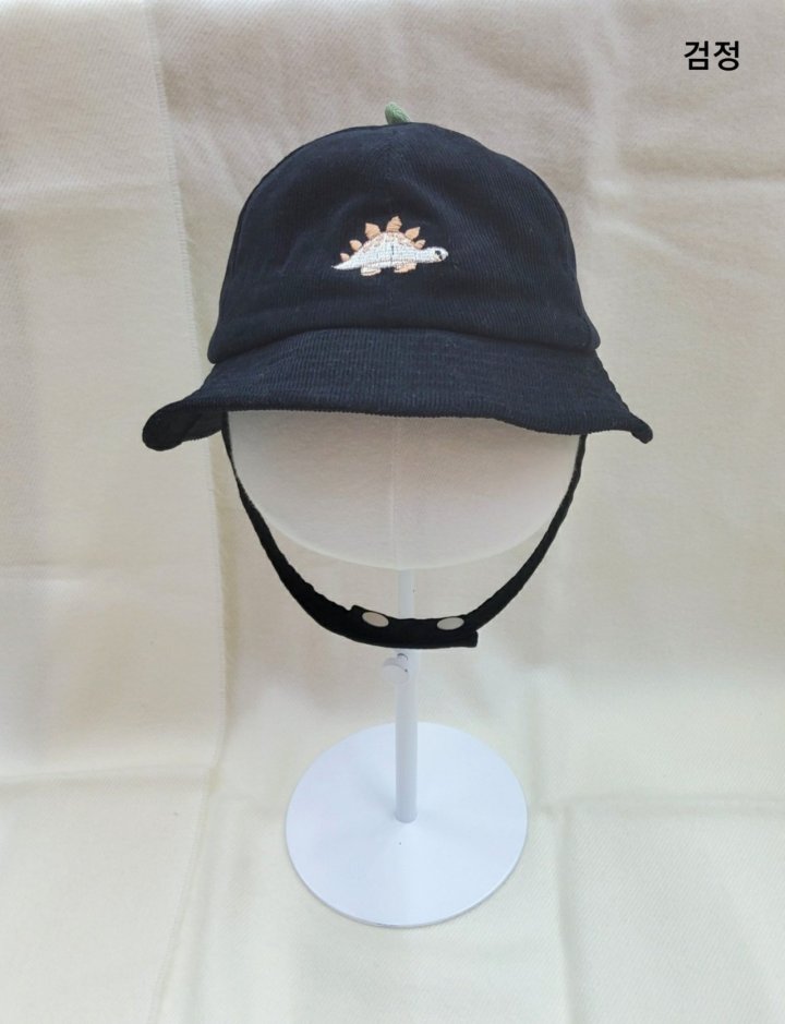 Shinseage Kids - Korean Children Fashion - #designkidswear - Corduroy Dino Bucket Hat - 4