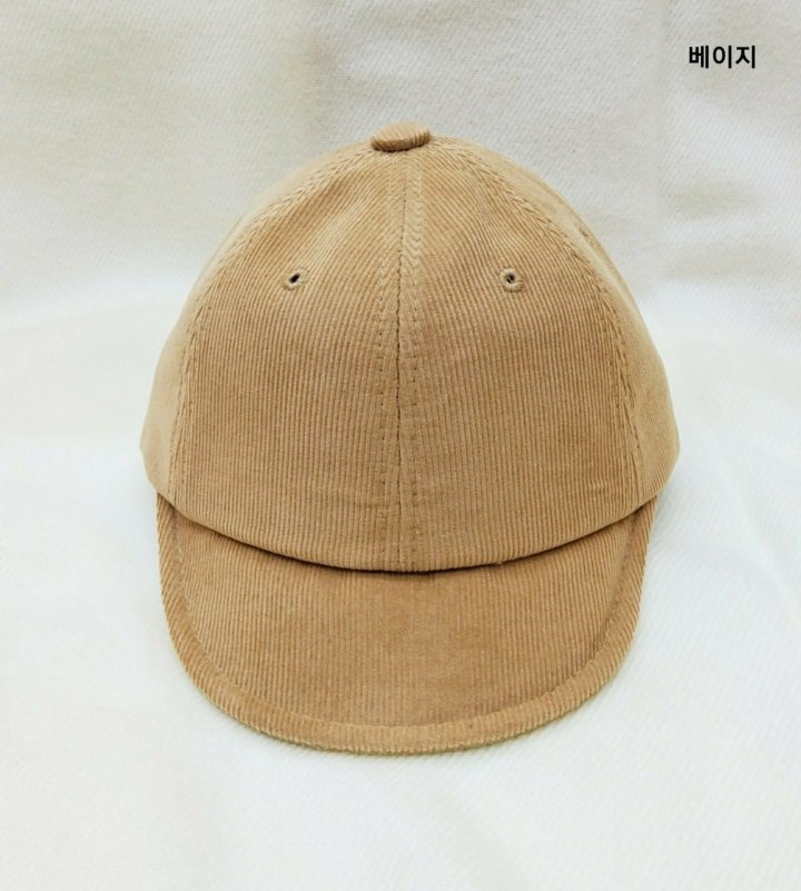Shinseage Kids - Korean Children Fashion - #kidsstore - Plain Corduroy Earflap Hat - 2