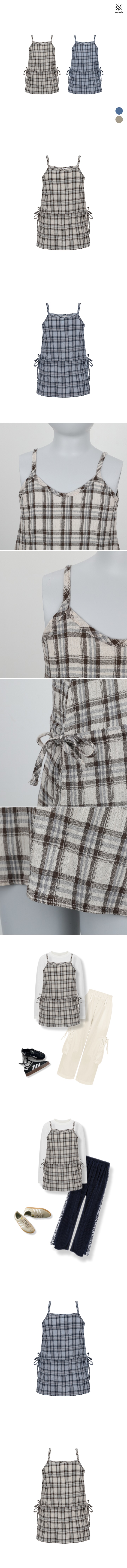 Sol At Luna - Korean Children Fashion - #discoveringself - Layered Check One-piece - 2