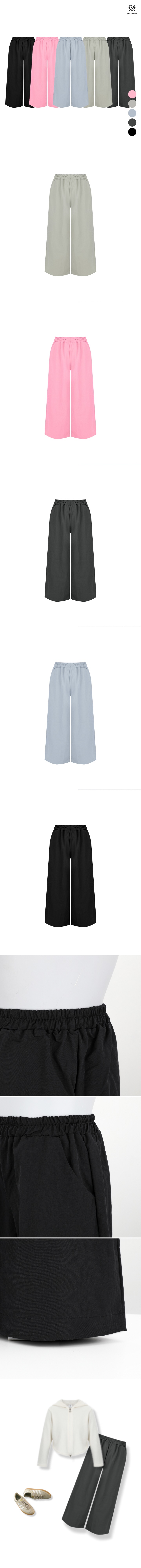 Sol At Luna - Korean Children Fashion - #toddlerclothing - Nylon Wide Pants - 2