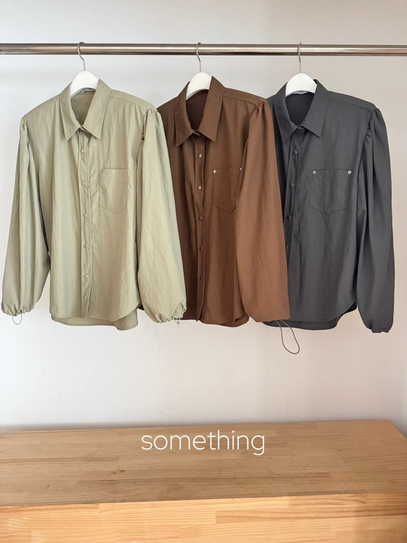 Something - Korean Women Fashion - #momslook - Icon Shirt (Removable Pads)