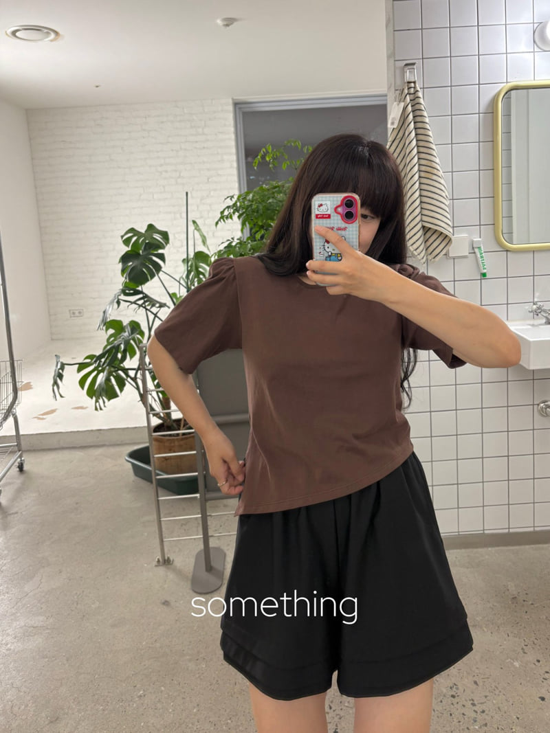 Something - Korean Women Fashion - #momslook - Winner Tee - 12