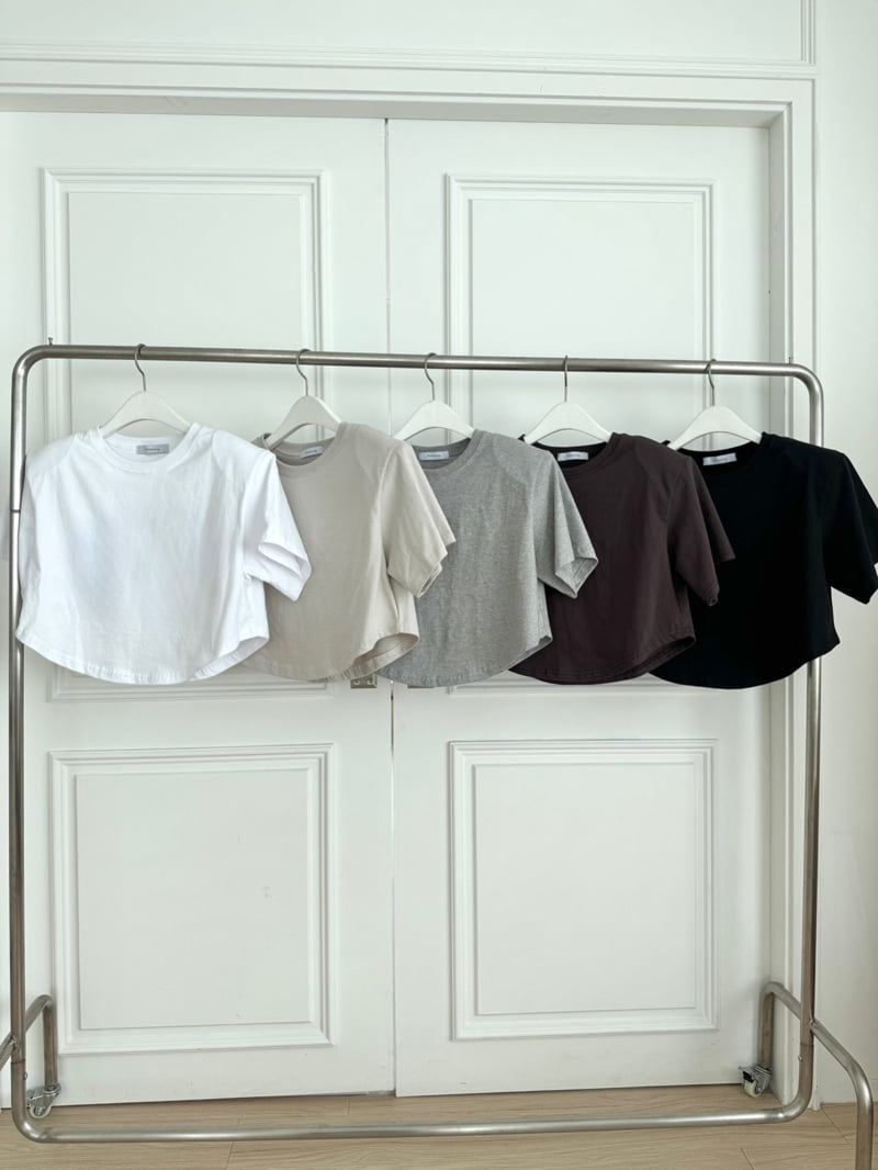 Something - Korean Women Fashion - #momslook - Berry Tee