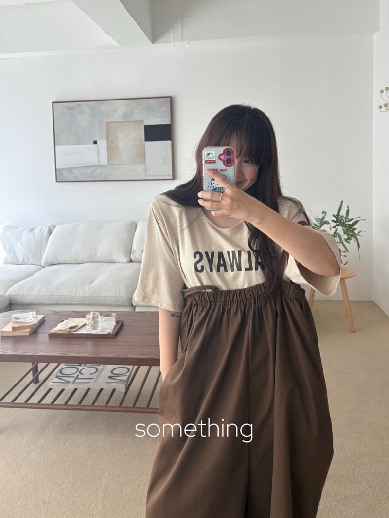 Something - Korean Women Fashion - #momslook - Always Tee - 10