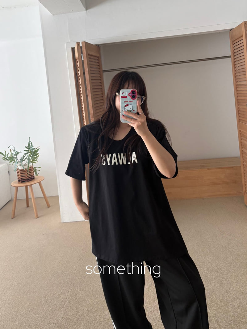 Something - Korean Women Fashion - #momslook - Always Tee - 12