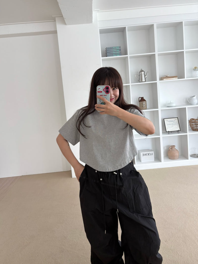 Something - Korean Women Fashion - #shopsmall - Berry Tee - 8