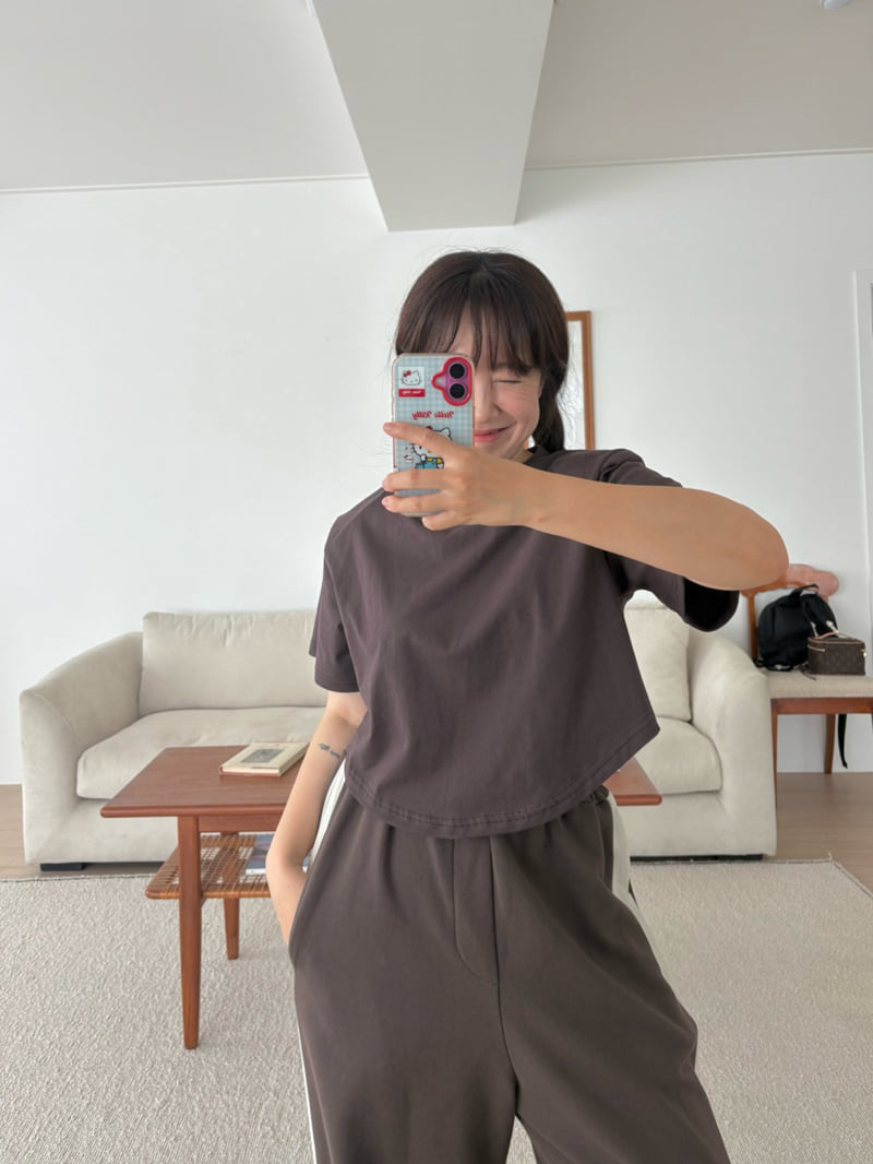Something - Korean Women Fashion - #thelittlethings - Berry Tee - 10