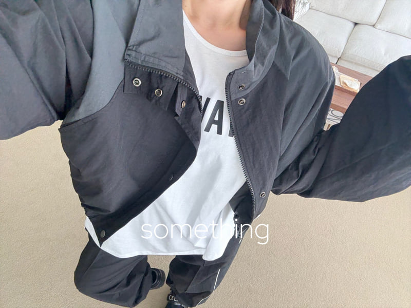 Something - Korean Women Fashion - #womensfashion - Peace Windbreaker - 10