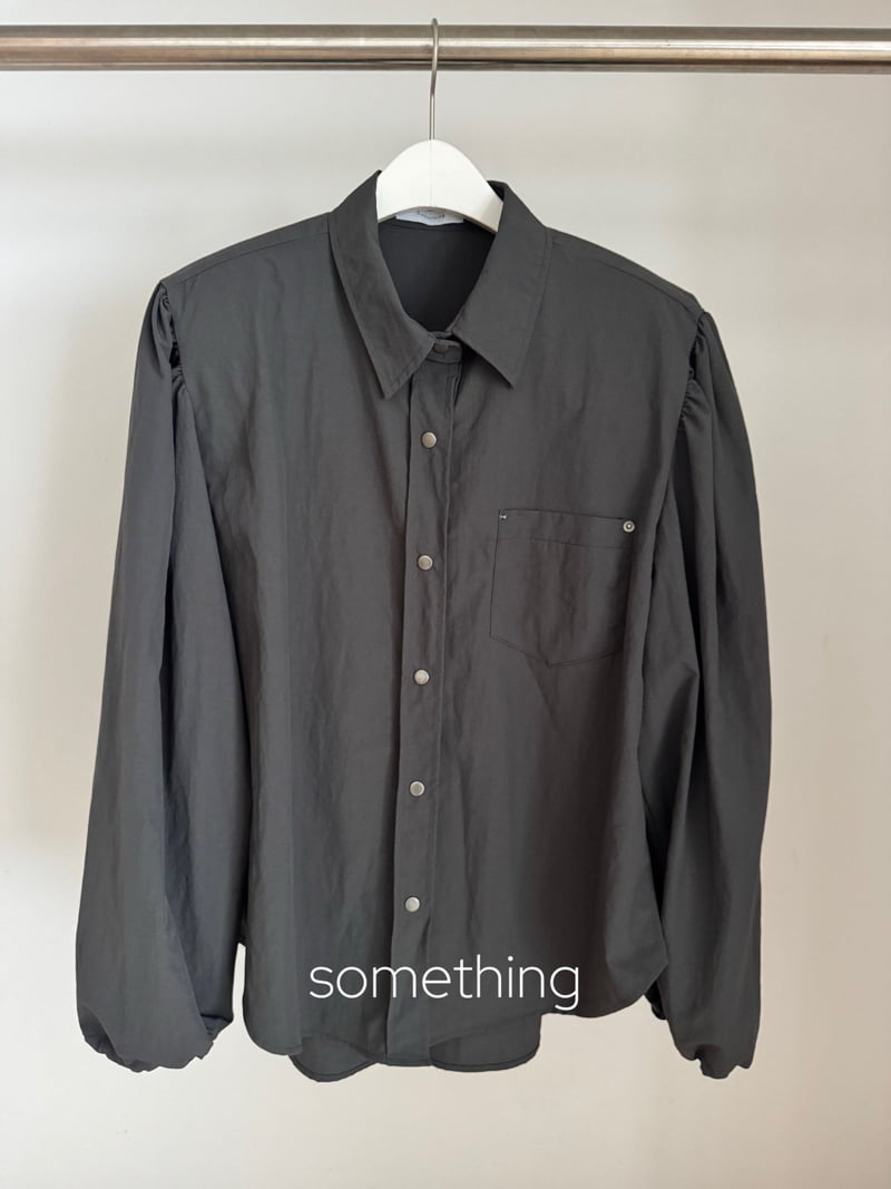 Something - Korean Women Fashion - #womensfashion - Icon Shirt (Removable Pads) - 2