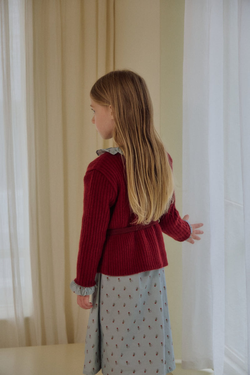 Soye - Korean Children Fashion - #Kfashion4kids - Raccoon Ribbed Cardigan - 10