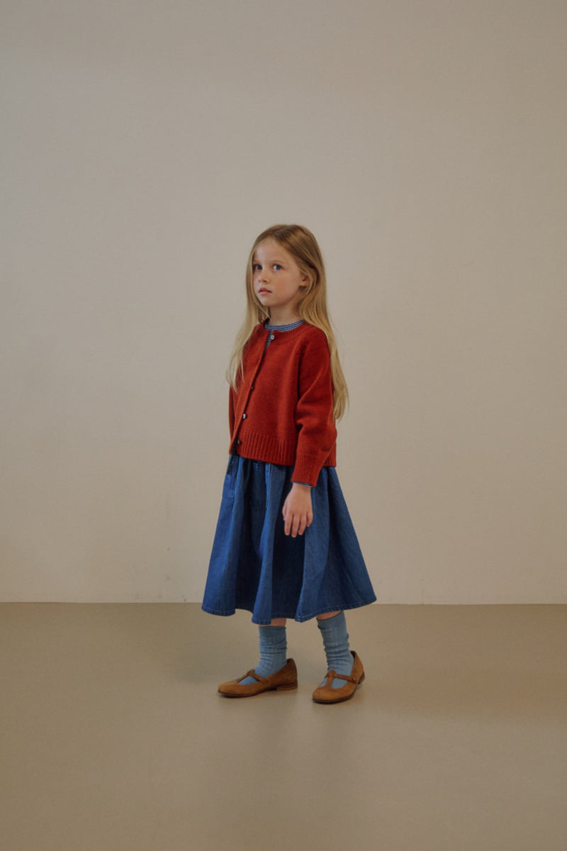 Soye - Korean Children Fashion - #childofig - Kiko Denim Skirt - 4
