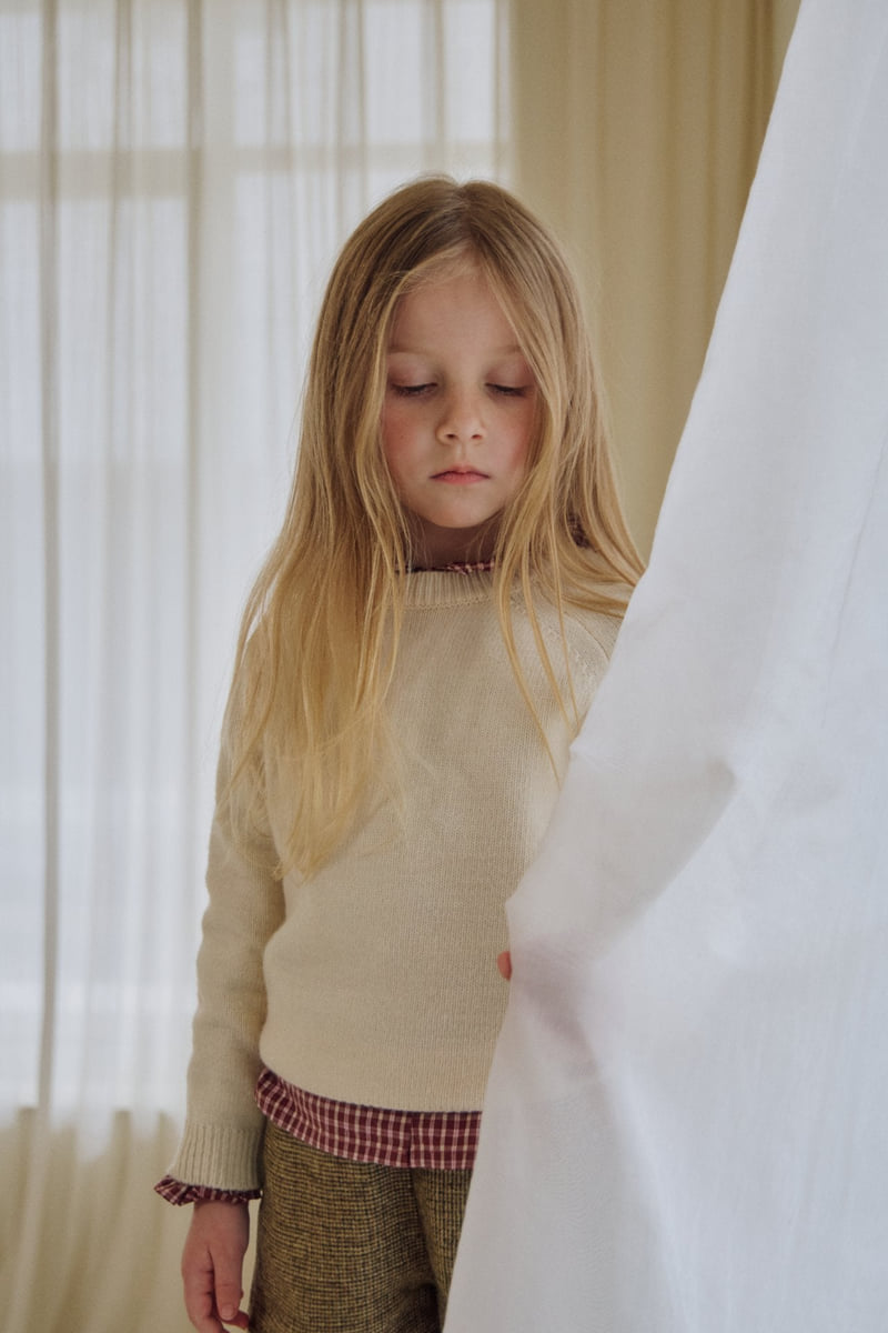 Soye - Korean Children Fashion - #childofig - Base Saddle Round Tee - 5