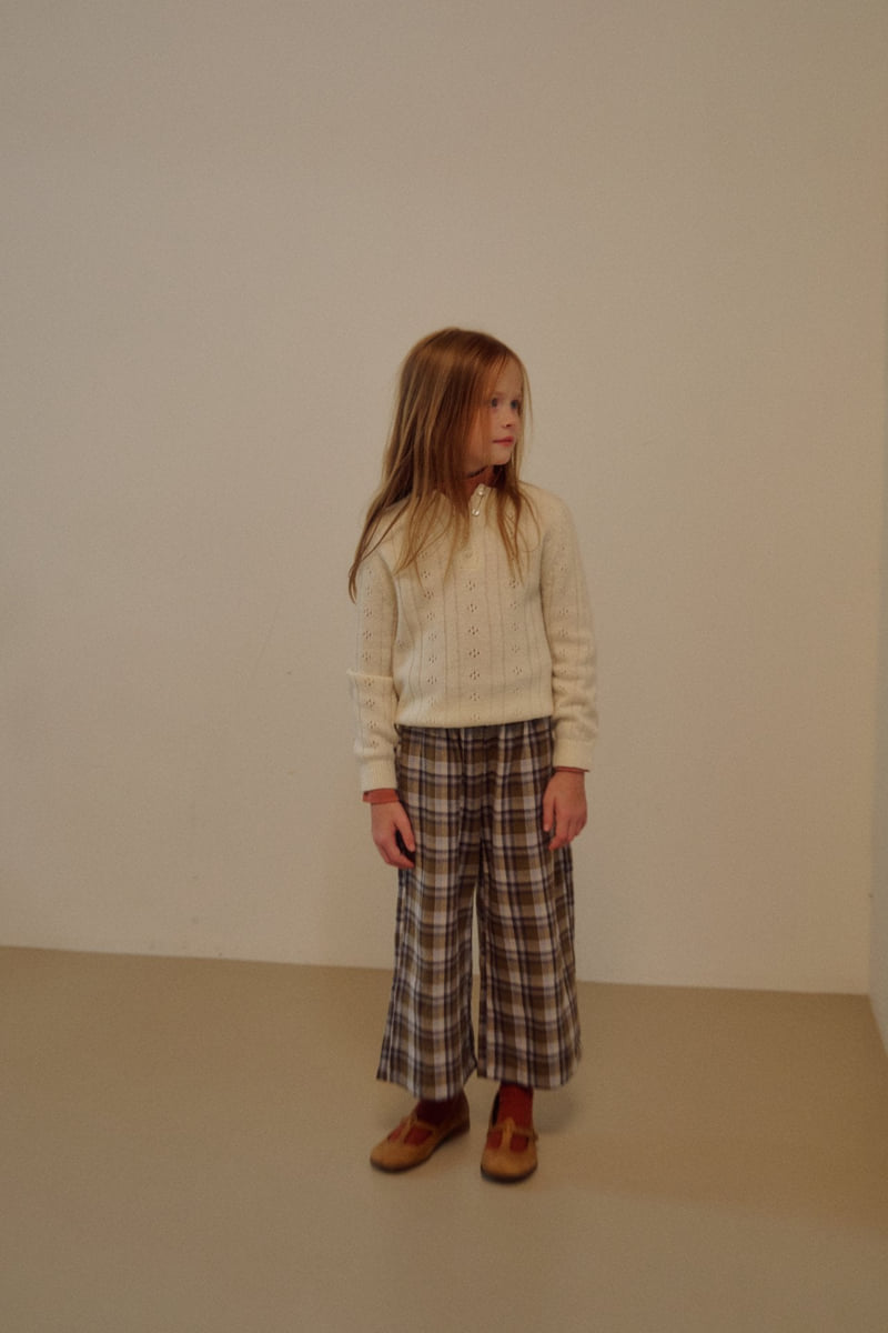 Soye - Korean Children Fashion - #childofig - Low Check Pants - 3