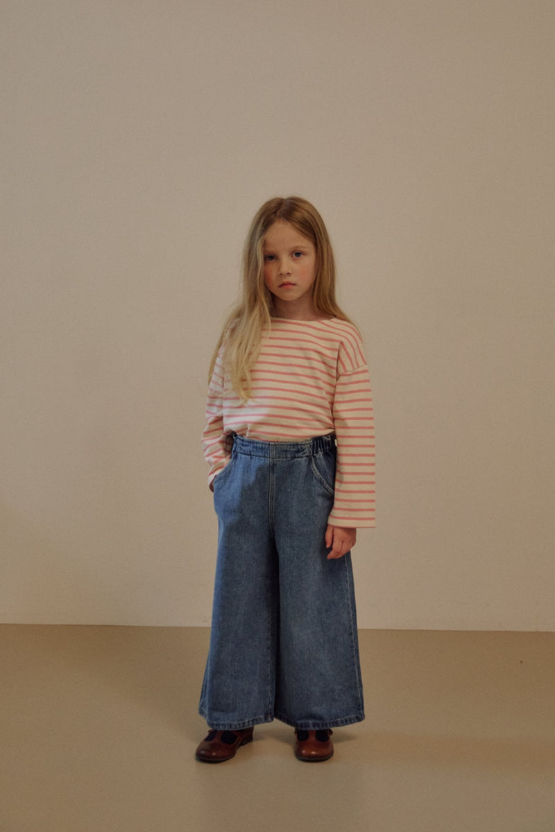 Soye - Korean Children Fashion - #childofig - Rally Denim Pants (Denim) - 7