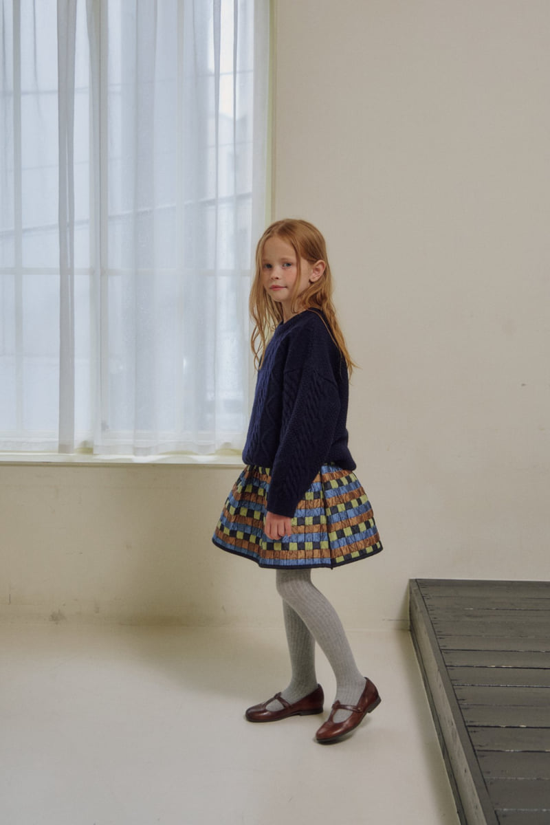 Soye - Korean Children Fashion - #childofig - Chess Skirt - 4