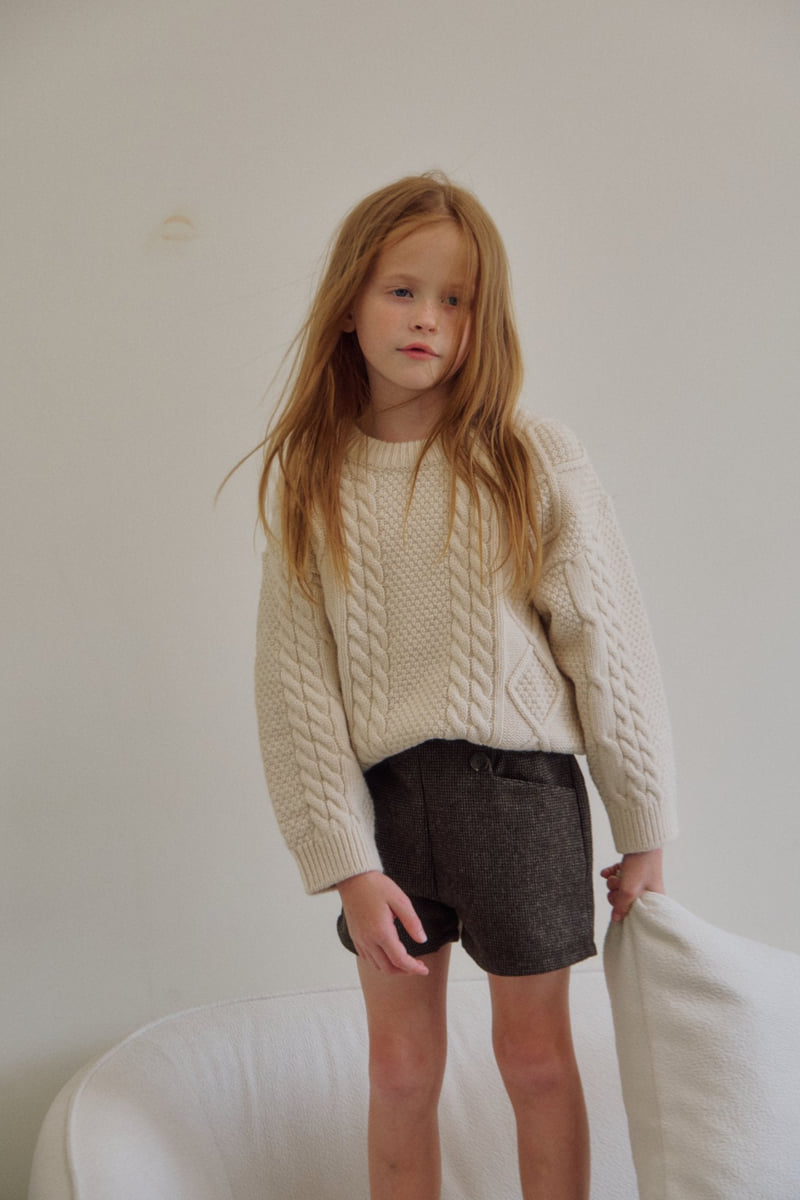 Soye - Korean Children Fashion - #childrensboutique - Bell Cable Round Tee - 7